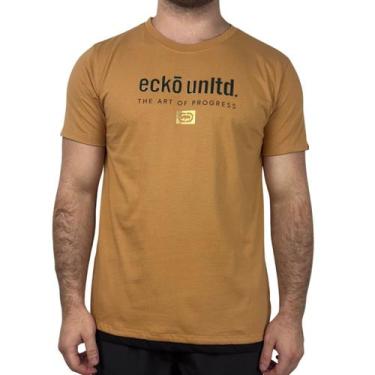 Imagem de Camiseta Ecko Color Bar Bege, M, Bege dust