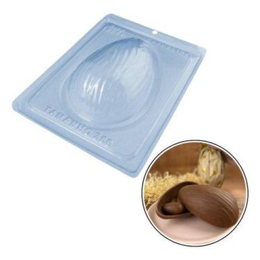 Imagem de Forma Especial Páscoa Ovo Riscado 500g Bwb Acetato Transparente - NoBr