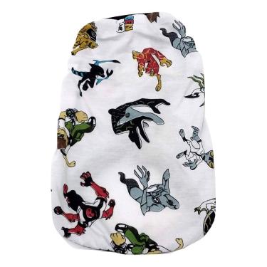 Imagem de Pijama para cachorro Estampa Ben 10 Branca Tamanho EG