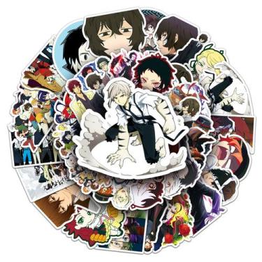 Imagem de Adesivos Bungos Strays Dogs em vinil impermeável Anime x50 - yiweisai