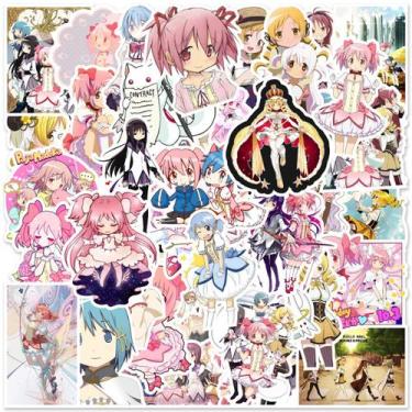Imagem de Adesivos Puellas Magis Madoka Magica Anime 50 unidades de PVC - yiweis