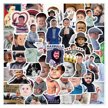 Imagem de Adesivos de vinil impermeável Hasbullas Anime 50 unidades/lote 5-7 cm 