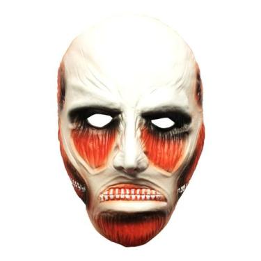 Imagem de Máscara Cosplay Attacks on Titans Halloween Latex 250g - yiweisai