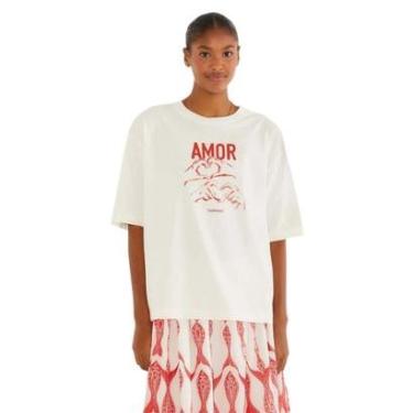 Imagem de T-Shirt Farm Rio Ampla Amor Farm Rio-Feminino