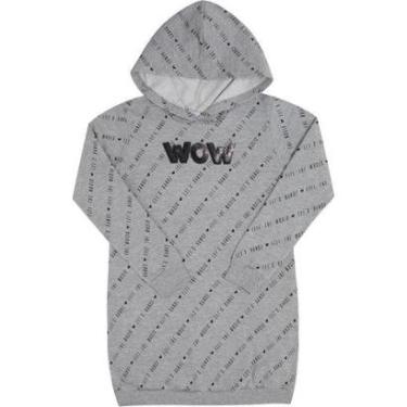 Imagem de Vestido Manga Longa Infantil Moletinho Pulla Bulla Ref 47419-Feminino