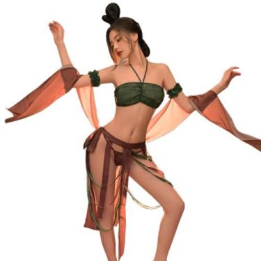 Imagem de Lingeries de cosplay SINROYEE Cheongsam Anime Maid Dress Feminino