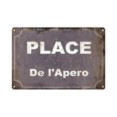Imagem de Placa De Metal Vintage Retrô Engraçada Para Decoração De Parede De Bar