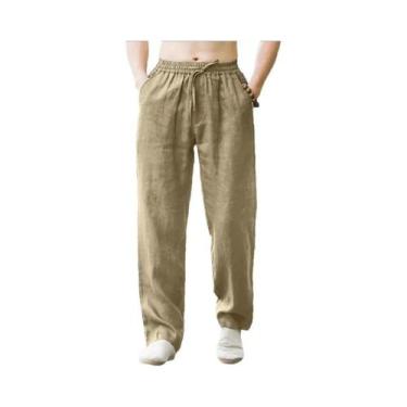 Imagem de Calças De Moletom Masculinas Leves E Respiráveis De Algodão Para O Ver