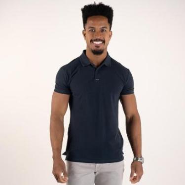Imagem de Camisa Polo Calvin Klein Premium Azul Petróleo-Masculino