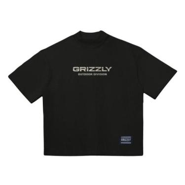 Imagem de Camiseta Grizzly Outdoor Division Oversized Tee -, Black, G