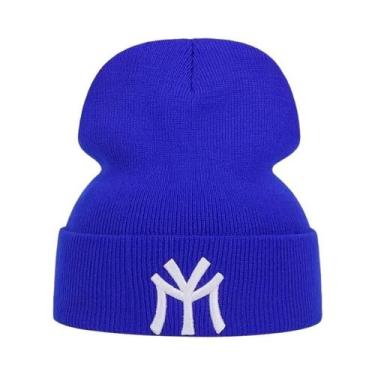 Imagem de Unisex MY Letter Bordado Gorros Outono Inverno Quente Chapéu Quadril C