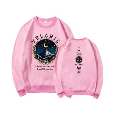 Imagem de Moletom Feminino Vintage Velaris City of Starlight ACOTAR Night Court 