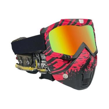 Imagem de Máscara De Capacete De Motocross Respirável E À Prova De Poeira Para M