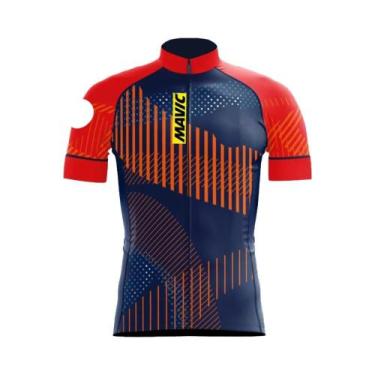 Imagem de Camisa De Ciclismo Masculina De Verão Respirável Manga Curta Para Bici