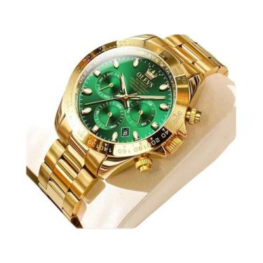 Imagem de OLEVS 6638 Relógios masculinos Calendário Semana Relógio automático de