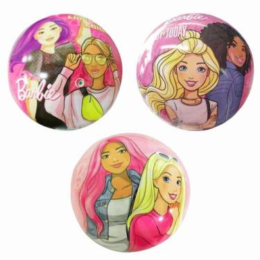 Imagem de Bola de Vinil Infantil Barbie Desenho Sortido Toyng, Sortido