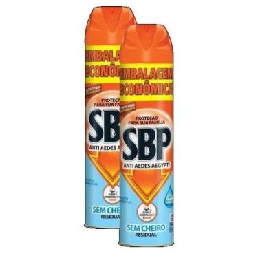 Imagem de 2 Inseticida SBP Anti Aedes Aegypti Sem Cheiro 450ml cada