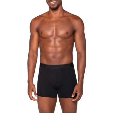 Imagem de Cueca Boxer Lupo 18465-001 Masculina Adapt Algodão T. P/GG, G, 9990, P