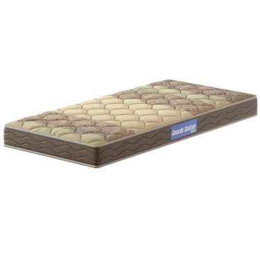 Imagem de Colchão Solteiro Espuma Guarda Costas D28 14x88x188cm Bege Com Marrom Probel