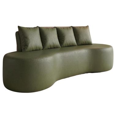 Imagem de Sofa 3 Lugares Organico Ibiza 210 cm Corino Vazzano