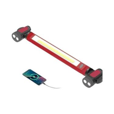 Imagem de Lanterna De Trabalho Magnética Recarregável Com Bateria De 5200mAh, Su