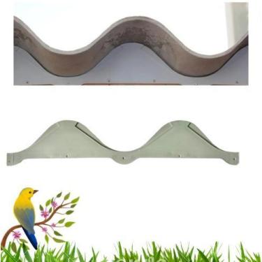 Imagem de 6 Passarinheira Cinza Fechada Para Telha Fibrocimento - wl ornamentos