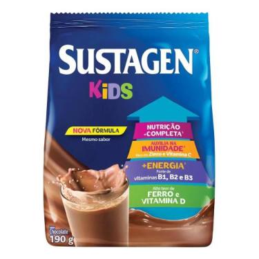 Imagem de Sustagen Kids Complemento Alimentar Sabor Chocolate - Sachê