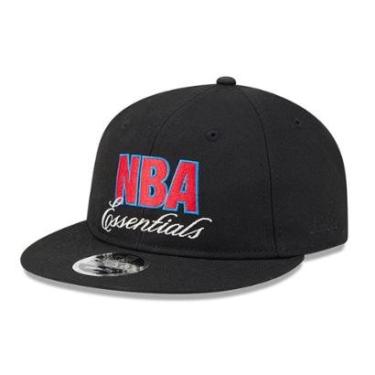 Imagem de Bone New Era 9FIFTY Retro Crown Fear of God Essentials x NBA Preto-Masculino