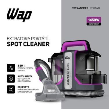 Imagem de Extratora Portatil WAP Spot Cleaner W3 Aspira e Borrifa Limpeza Profun