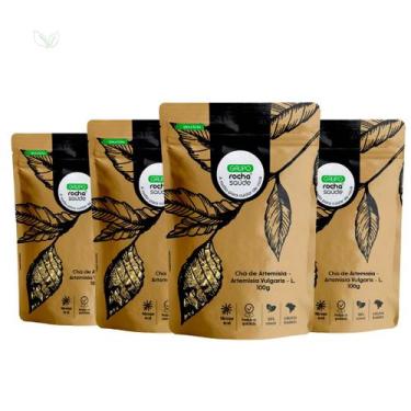 Imagem de Kit 4 pct Chá de Artemísia - Artemisia Vulgaris - L. -100g - Grupo Roc