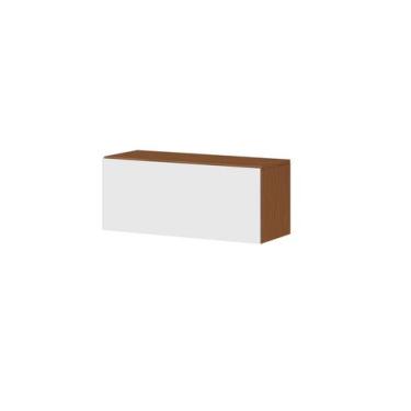 Imagem de Armário Basculante Refrigerador 80cm Luana/Clara - Cinamomo/Branco Ara