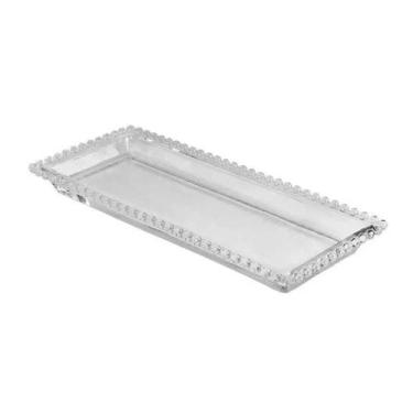 Imagem de Travessa De Cristal Bolinha Pearl Wolff 30x13cm