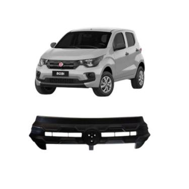 Imagem de Grade radiador fiat mobi preta texturizada - Arita