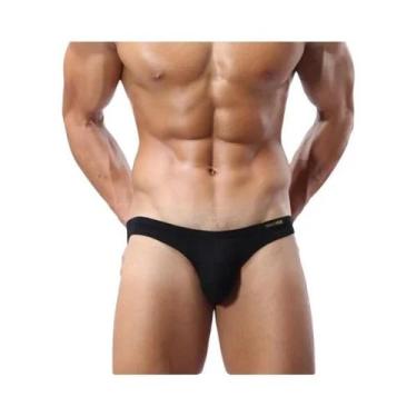 Imagem de Cuecas Masculinas Sexy De Cintura Baixa Em Modal Com Bolsa Convexa Em 