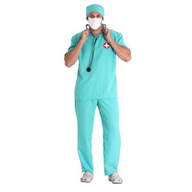 Imagem de Fantasia Médico Adulto - Carnaval - Diversos, UNICA, G
