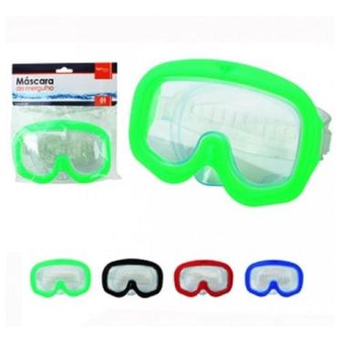 Imagem de Mascara de Mergulho Silicone Infantil Adulto Piscina Praia - Wellmix, 