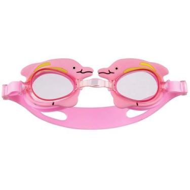 Imagem de Óculos de Natação Infantil Antiembaçante Golfinho Rosa Mor, U