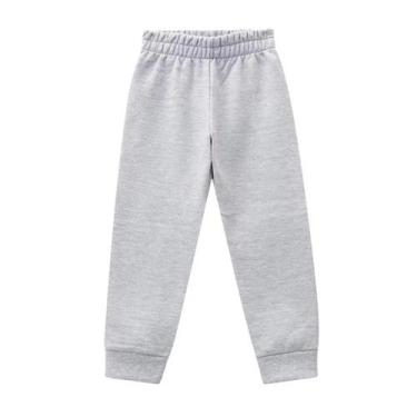 Imagem de Calça Moletom Infantil Flanelada Punho Kyly 1 ao 3 137036, Mescla 0020