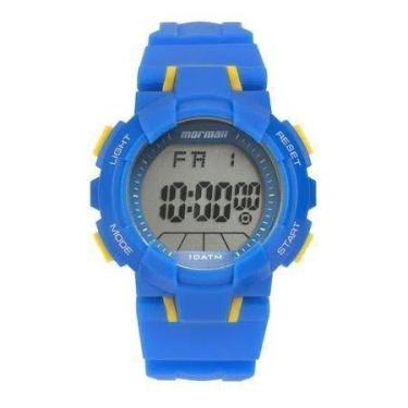 Imagem de Relógio Mormaii Infantil - Azul e Amarelo