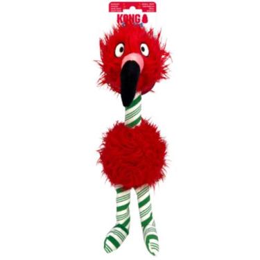 Imagem de Brinquedo Kong Holiday Comfort Bird Pelúcia Com Apito Para Cães Médio 