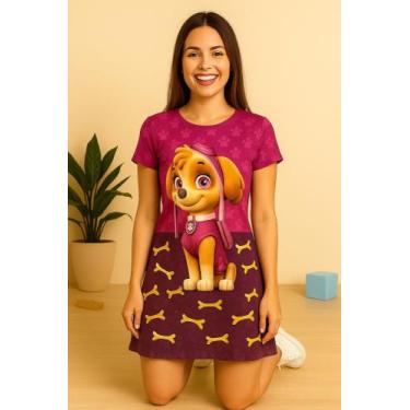 Imagem de Vestido Skye ossinho adulto - Andara Moda Pais e Filhos, Adulto Eg ( 5