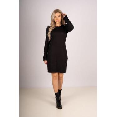 Imagem de Vestido Moletinho Ternura Manga Bufante Feminino L amour - LAmour, PP,
