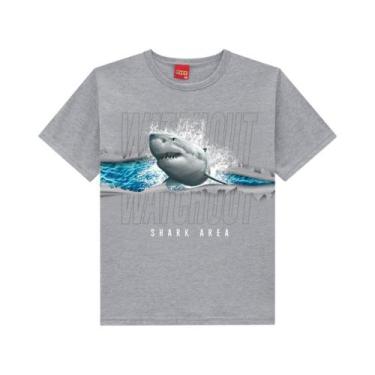 Imagem de Camiseta infantil menino Kyly Ref 111884, 10, Cinza