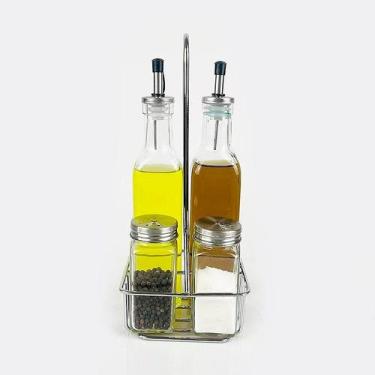 Imagem de Galheteiro Kit Com Suporte Gourmet - Le Bianco
