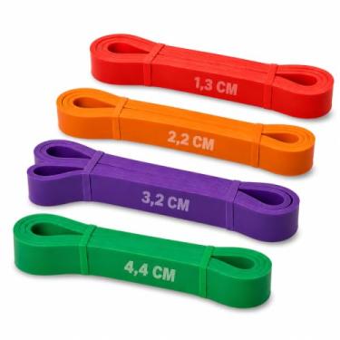 Imagem de Kit Super Band 4 Intensidade Leve Médio Forte e Extra Forte Elástico