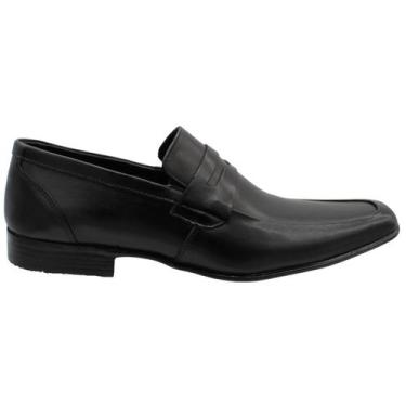 Imagem de Sapato Social San Marino Barcelona Liso Masculino, Preto, 41