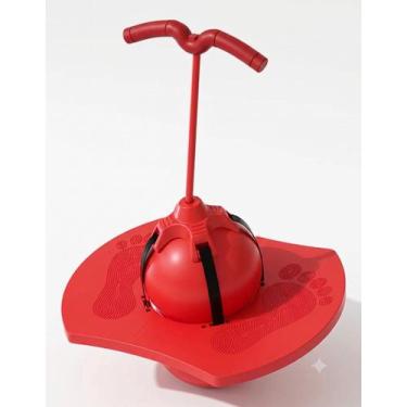 Imagem de Bola Inflável De Equilíbrio Pogobol Com Alça Jump + Bomba, Vermelho