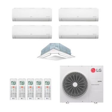 Imagem de Ar-Condicionado Multi Split Inverter LG 52.000 (3x Evap HW 9.000 + 1x 