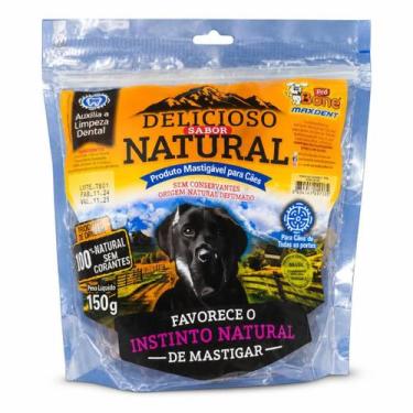 Imagem de Petisco Natural para Cães Pró Bone Traqueia Bovina PPacote com 150g Mo