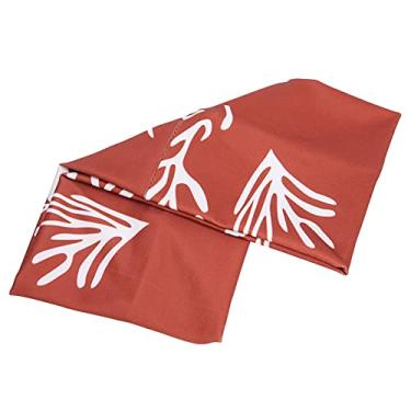 Imagem de Faixa de cabeça para ioga, faixa de cabelo elástica para mulheres e meninas para festas, casamentos, festas, shows para atividades esportivas de ioga (vermelho)